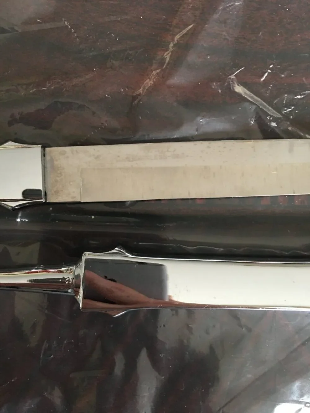 Towle Silversmiths Cutlery Knife and Serving Fork Set with Box, circa 1950s-1960